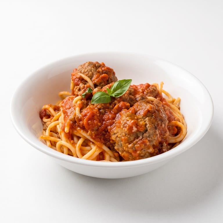 Delicious Spaghetti and Meatballs