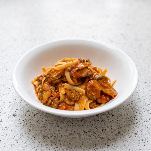 Fettuccine alla Paisano.