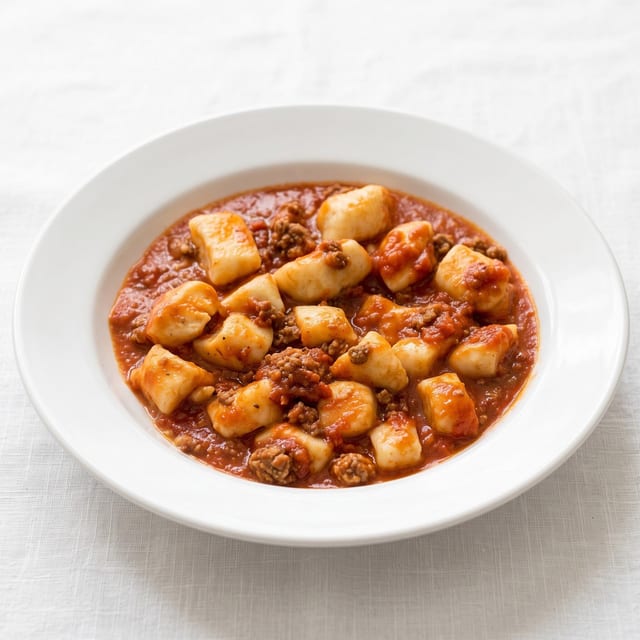 Gnocchi Bolognese.